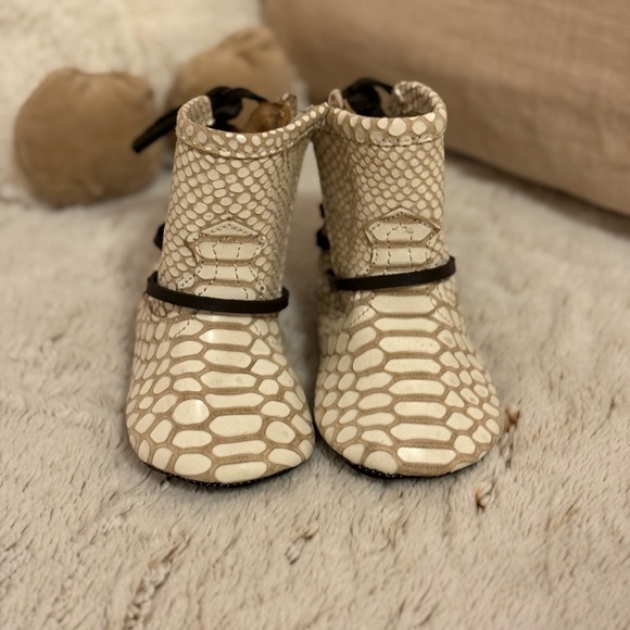 Baby Snakeskin Booties - Picture 2 of 6